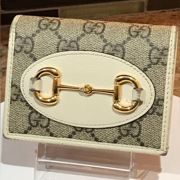 GUCCI GG Supreme Horsebit Compact Card Wallet 😍❤️‍🔥🔥 - Picture 4 of 17
